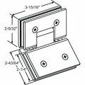 Strybuc Glass-to-Glass Hinge 22-247BCH